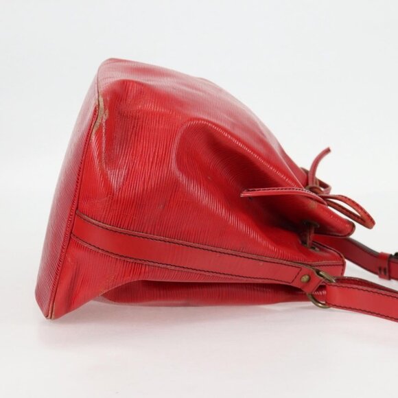 LOUIS VUITTON Epi Petit Noe Shoulder Bag Red M44107 LV Auth 136852 - Picture 5 of 16